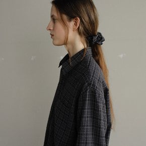 Classic Scrunchie Gray stripe