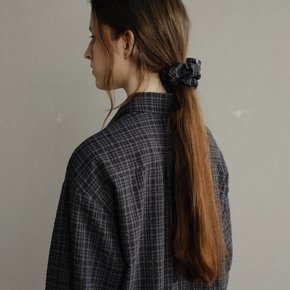 Classic Scrunchie Gray stripe
