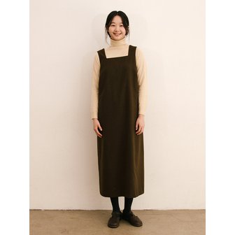 빈센트네이비 Vincent Sleeveless Long Dress_BROWN