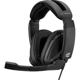  미국 젠하이저 헤드셋 EPOS I Sennheiser GSP 302 Gaming Headset with Noise-Cancelling Mic Fl