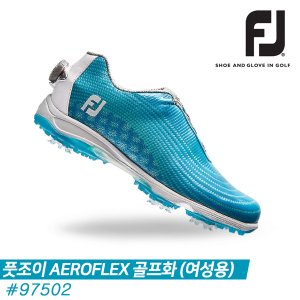 풋조이 19 에어로플렉스 (AEROFLEX) 골프화 [95702/W/블루피쉬][여성용][10mm작게 주문하세요]