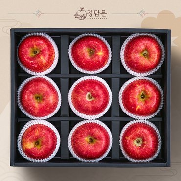 정담은 [9/22일 순차출고][산지직송] 정담6호 사과9구 선물세트(사과9입)