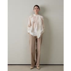 SIDE TIE BLOUSE IVORY   사이드 타이 블라우스 아이보리