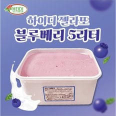 하이디 젤라또 아이스크림 5 리터 블루베리(업소용.대용량)