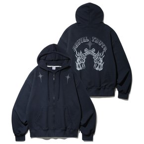 핸드건 오버핏 후드집업 AZH891 (2 COLOR)