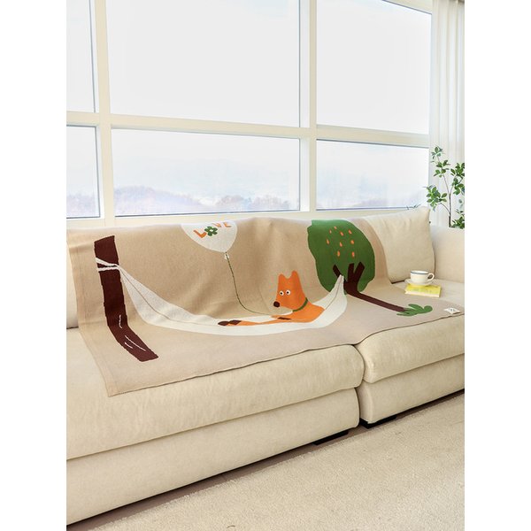 강아지 무니 러브 프리미엄 니트블랭킷