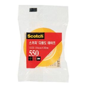 스카치 다용도 테이프 리필 3M 550 18mm 30m X ( 2매입 )