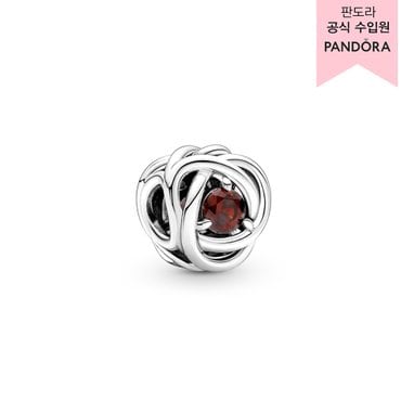 판도라 [백화점 보증서 제공]제뉴어리 레드 이터니티 서클 참_790065C06