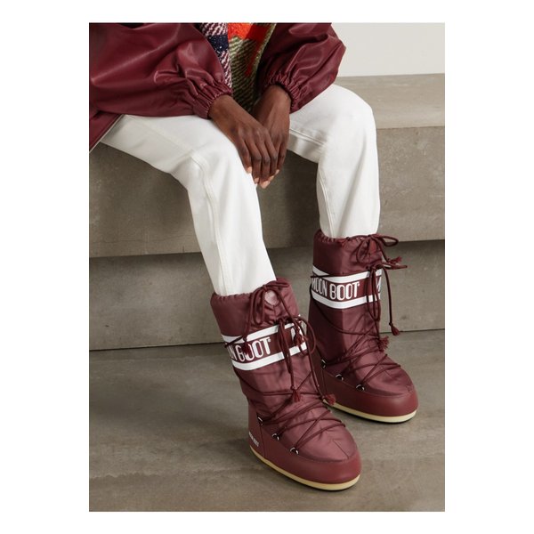 문부츠 아이콘 셸 스노우 부츠 버건디 46376663162976176