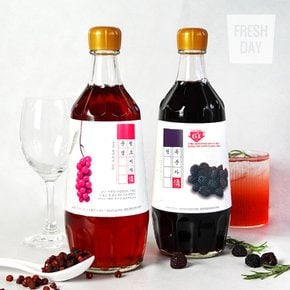 국내산 문경 오미자청 복분자청 원액 선물세트 700ml*2병