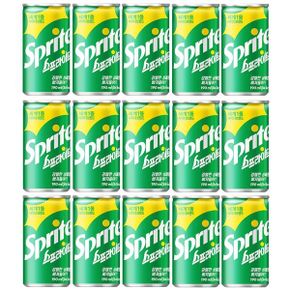 탄산음료 청량 스프라이트 사이다 미니캔 Sprite 190ml 15캔