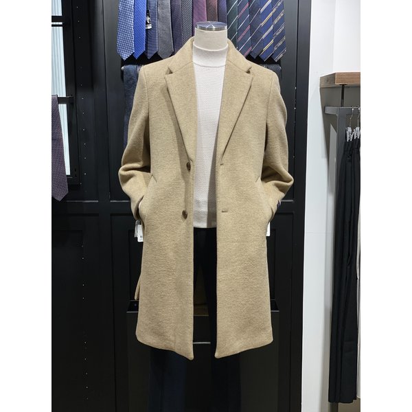 [시흥점] F/W 캐시미어 혼방 베이지 로브 코트 (ROLMBH63A)