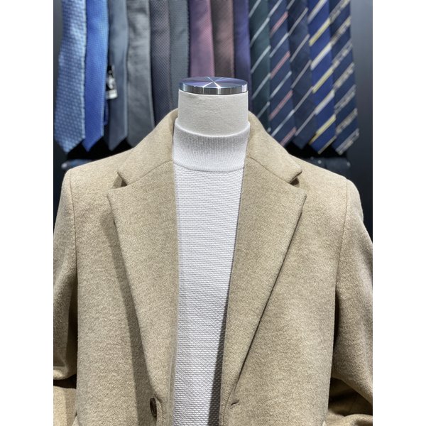 [시흥점] F/W 캐시미어 혼방 베이지 로브 코트 (ROLMBH63A)