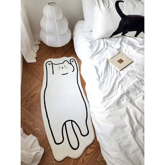 블랑쉬하우스 애교 고양이 소프트 로맨틱 러그 매트