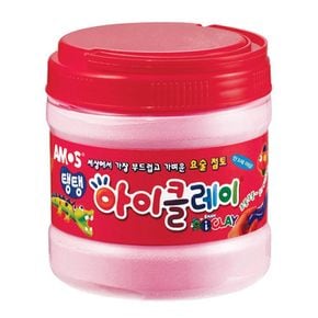 아모스 탱탱 아이클레이 대용량 버킷 400g 분홍