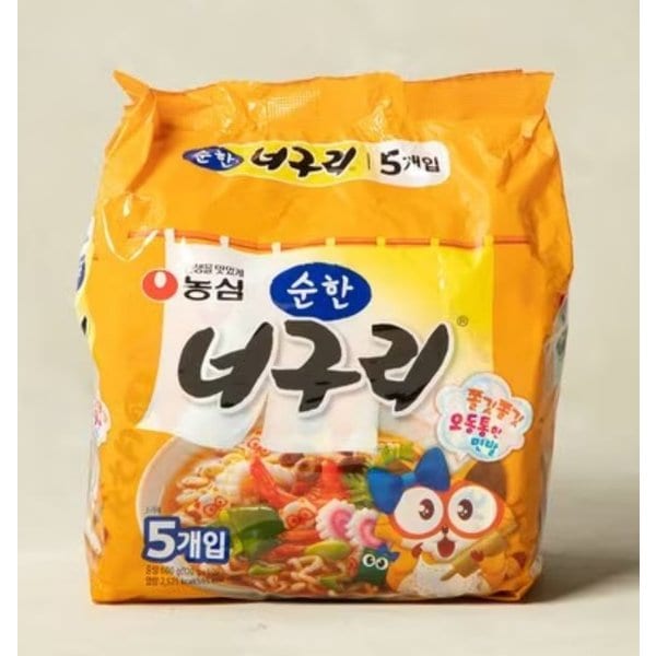 [농심] 순한 너구리120gx5입