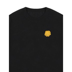 [UNISEX]옐로우실링 스몰 드로잉스마일 반팔티_4color