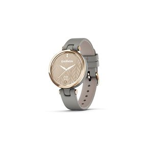 가민 GARMIN Lily Classic Grey Leather Cream Gold 일본 손목둘레110~175mm