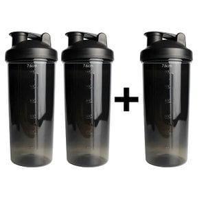 2+1 쉐이크통 보충제쉐이커 헬스 물통 보틀 700ml (WD72600)