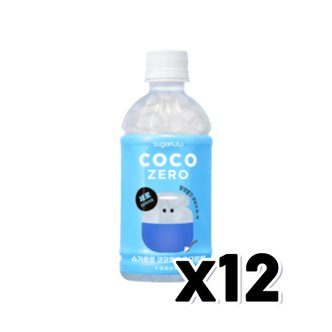  슈가로로 코코제로 요구르트 페트음료 340ml x 12개