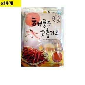 식자재 특장용고춧가루(해품은 1Kg) x14개 (WC7786E)