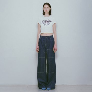 레이브 Carpenter Denim Pants in Blue VJ4ML171-22