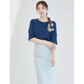 린넨 소매 트임 심플니트 GAMKN04A _P336048400