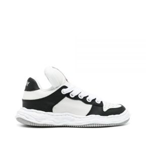 OG솔 레더 로우탑 스니커즈 (A12FW718 BLKWHT)