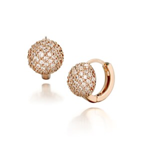 14K 미러볼 원터치 귀걸이 (gold pin) ELGPEE118