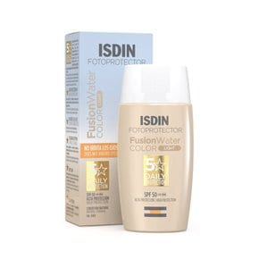 ISDIN 이스딘 퓨전 워터 컬러 데일리프로텍션 페이셜 선 크림 50ml 라이트