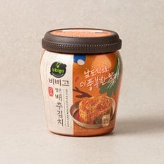 CJ 비비고 썰은배추김치 더풍부 PET 500g(단지김치)