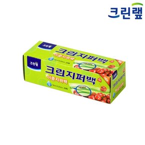크린지퍼백 18cm x 20cm_20매입 소_1박스30개
