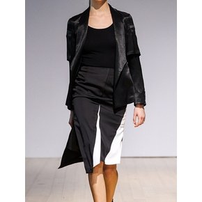 PLEATED SINGLE BREASTED JACKET