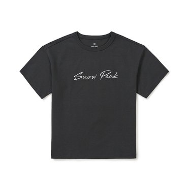 스노우피크 [25 S/S] 에어로쿨 여성 레터링 반팔 티셔츠  (S25MWFTS73)