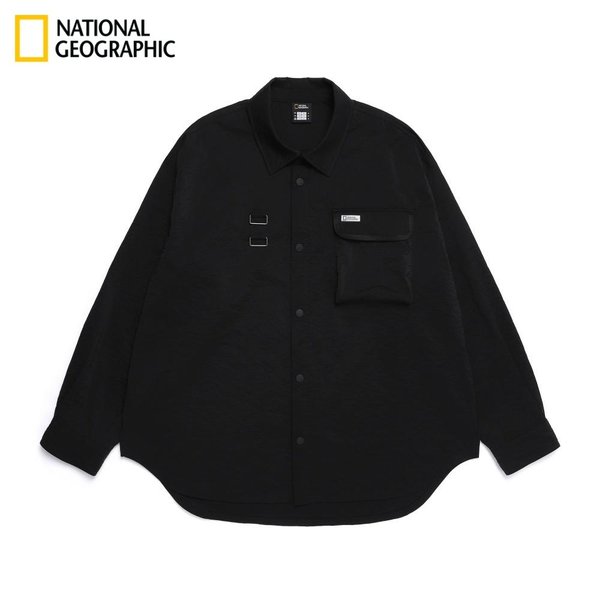 [시흥점] N252MSH320 내셔널지오그래픽 어반 시티 우븐 세미오버핏 셔츠