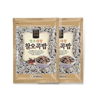  [더프레시] 곡물마켓 국내산 찰오곡밥 500g x 2