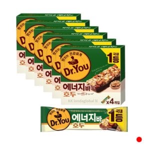 닥터유 에너지바 호두 간식 단백질 40g 4개입 X 6박스