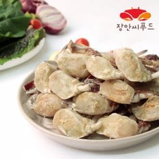 장안씨푸드 국내산 손질 절단숫꽃게(중)1kg [냉동]