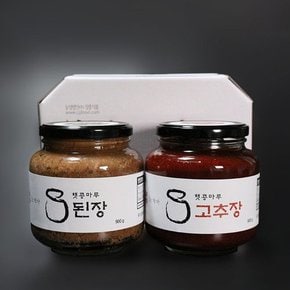 [장흥식품] 햇콩마루 된장900g+고추장900g 세트