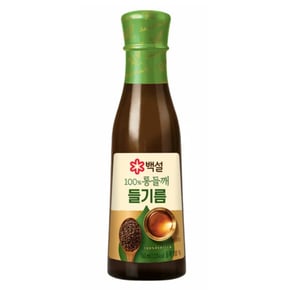 백설 통들깨 들기름 160ml