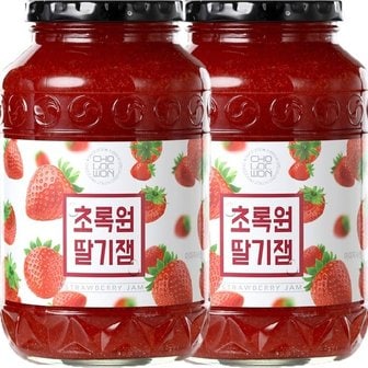  초록원 딸기잼 2kg(1kg x 2병) (WDA2E90)