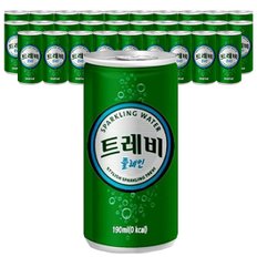 롯데칠성 탄산 트레비 플레인 190ml x 30캔