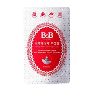 젖병세정제 비앤비 육아용품 젖병세제 액상 리필 500ml X ( 2매입 )