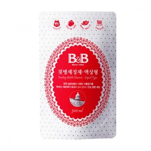 젖병세정제 비앤비 육아용품 젖병세제 액상 리필 500ml X ( 2매입 )