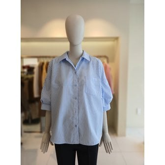 CC콜렉트 [여주점] 씨씨콜렉트 오픈카라볼륨소매루즈핏셔츠 E262psc160