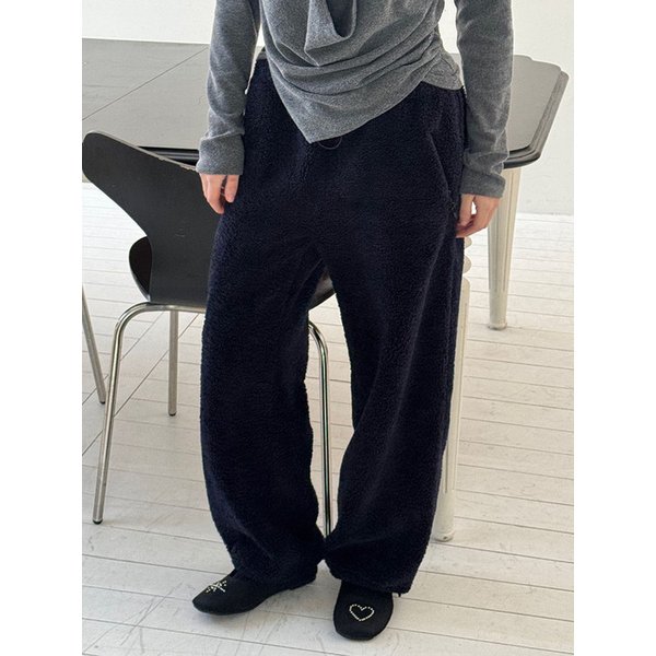 듀얼 플리스 스웻팬츠(네이비)