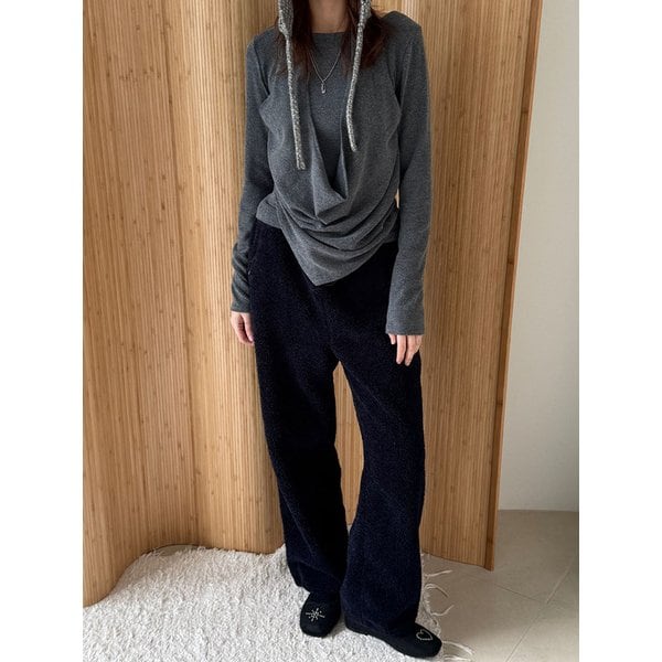 듀얼 플리스 스웻팬츠(네이비)