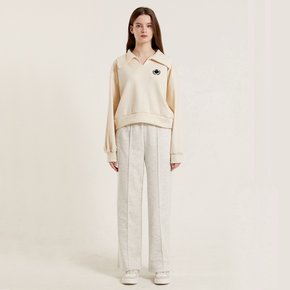 WINTER PIN-TUCKED PANTS_OATMEAL