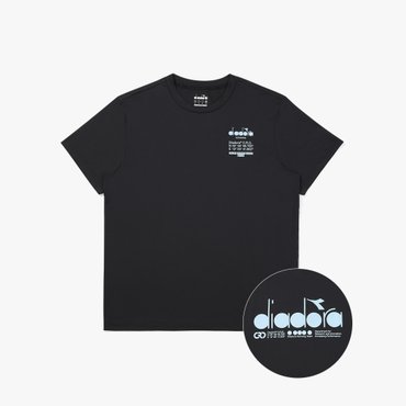디아도라 [공식스토어] DRC 베이직 러닝 반팔 티셔츠 BLACK