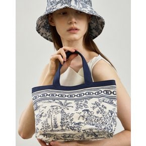[26FW] [완판재입고][뜨왈드주이] Toile de Jouy 캔버스 미니 토트백 HIWA6F301N2